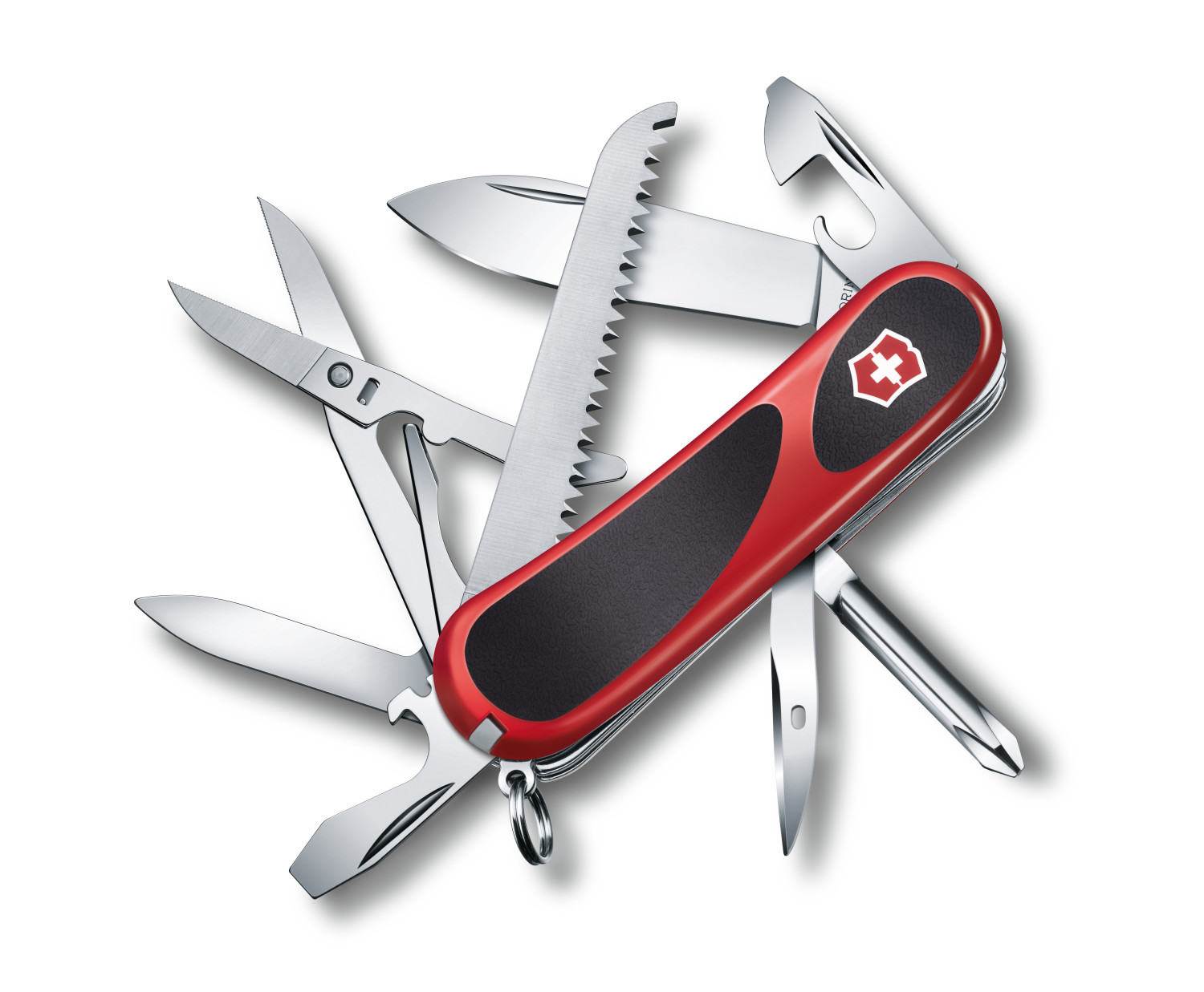 

Нож Victorinox Delemont EvoGrip 18 Черный-Красный