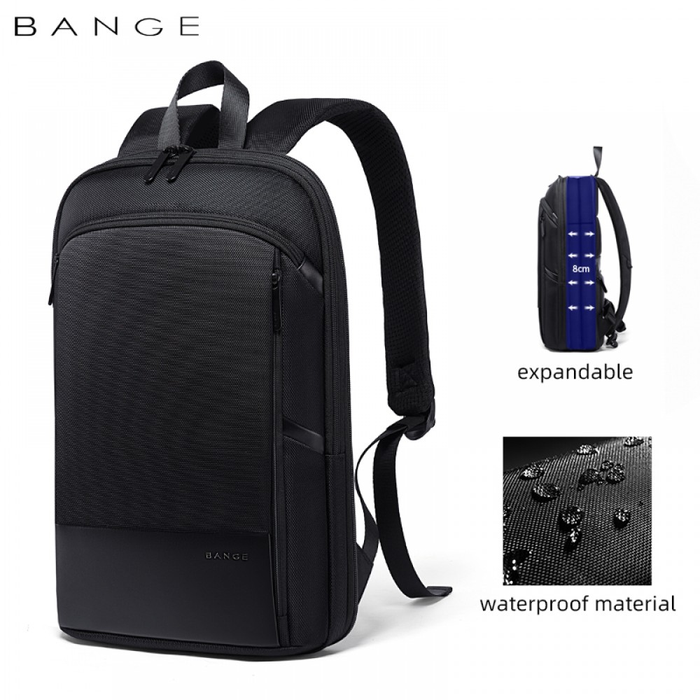 

Классический деловой мужской рюкзак Bange (BGS77115 Black) Черный