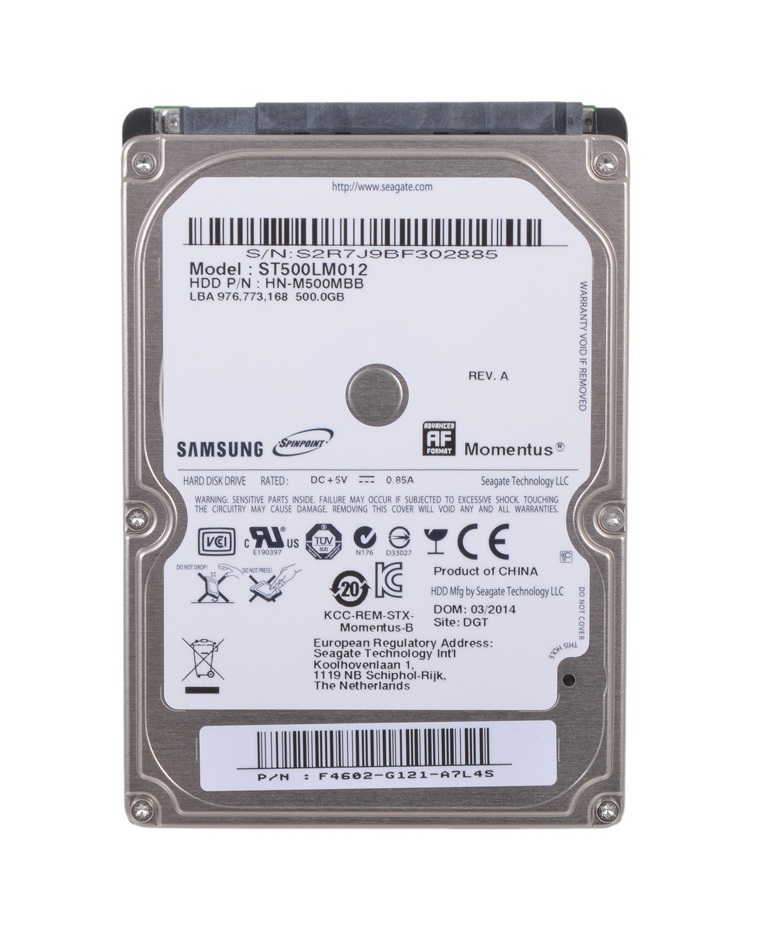 

Жесткий диск Samsung Spinpoint M8 500ГБ 5400об/мин 8МБ SATA2 (ST500LM012)