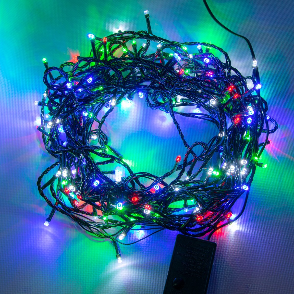 

Новогодняя гирлянда на елку "AJ-1004 арт 201" 165 LED 15м, светодиодная гирлянда Разноцветная (1008943-Other)