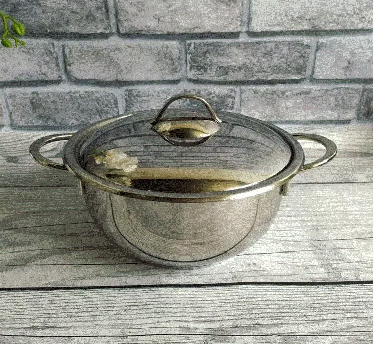 

Кастрюля 6,1 л (24 х 14 см), крышка Стальная OMS Kinox-24-6,1л