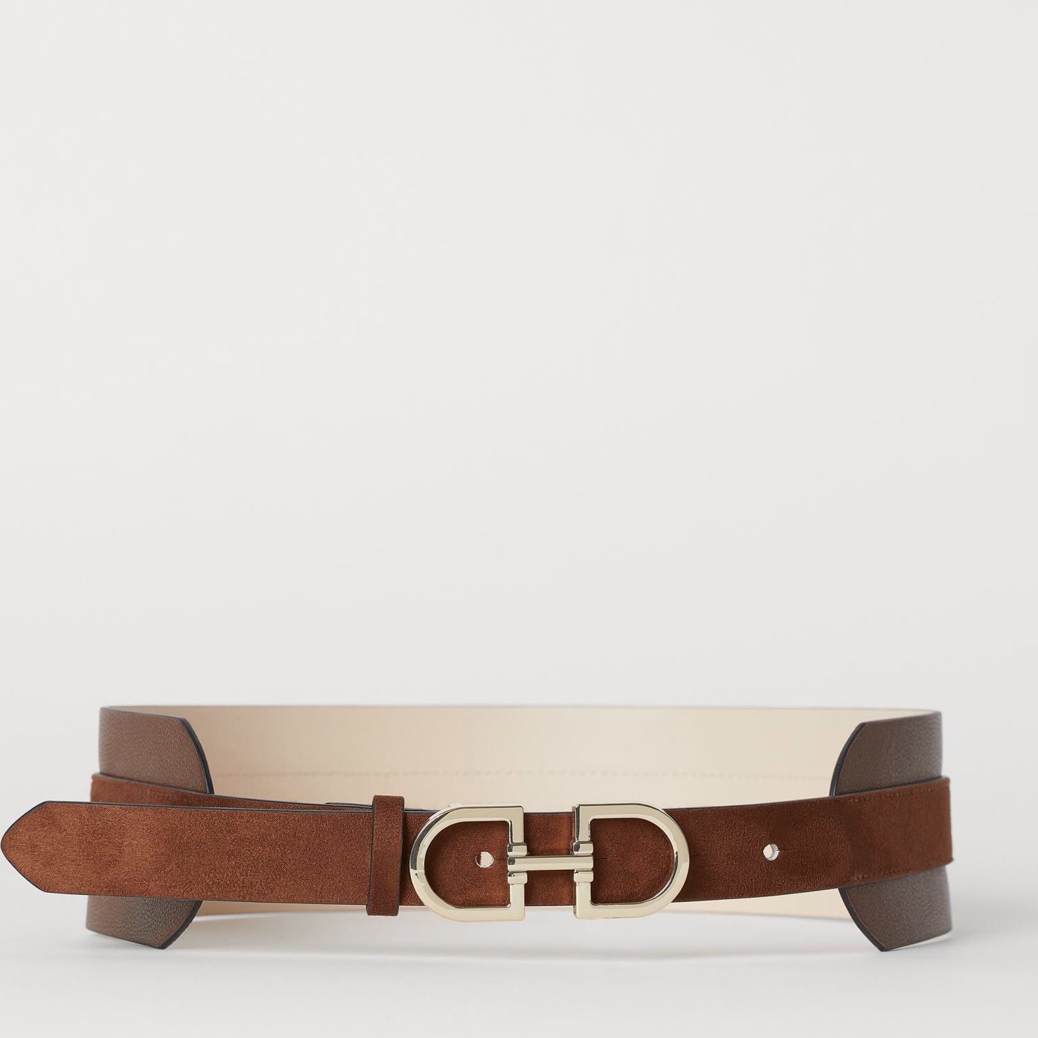 

Пояс H&M 8437301log XS Коричневый