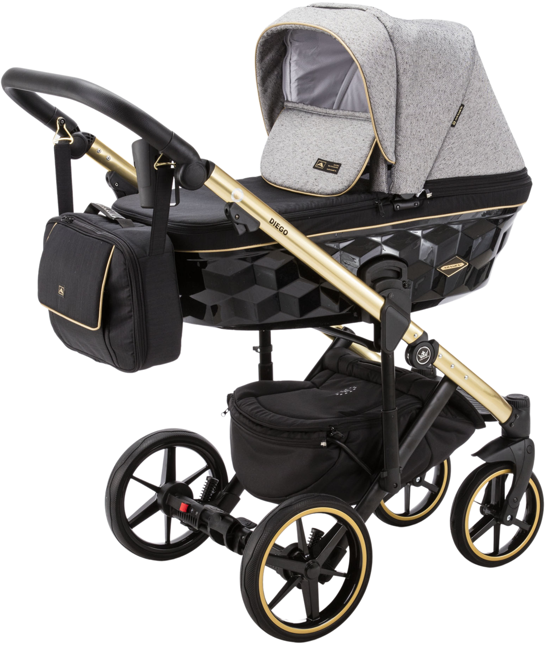 

Универсальная детская коляска 2 в 1 Adamex Diego DW-500