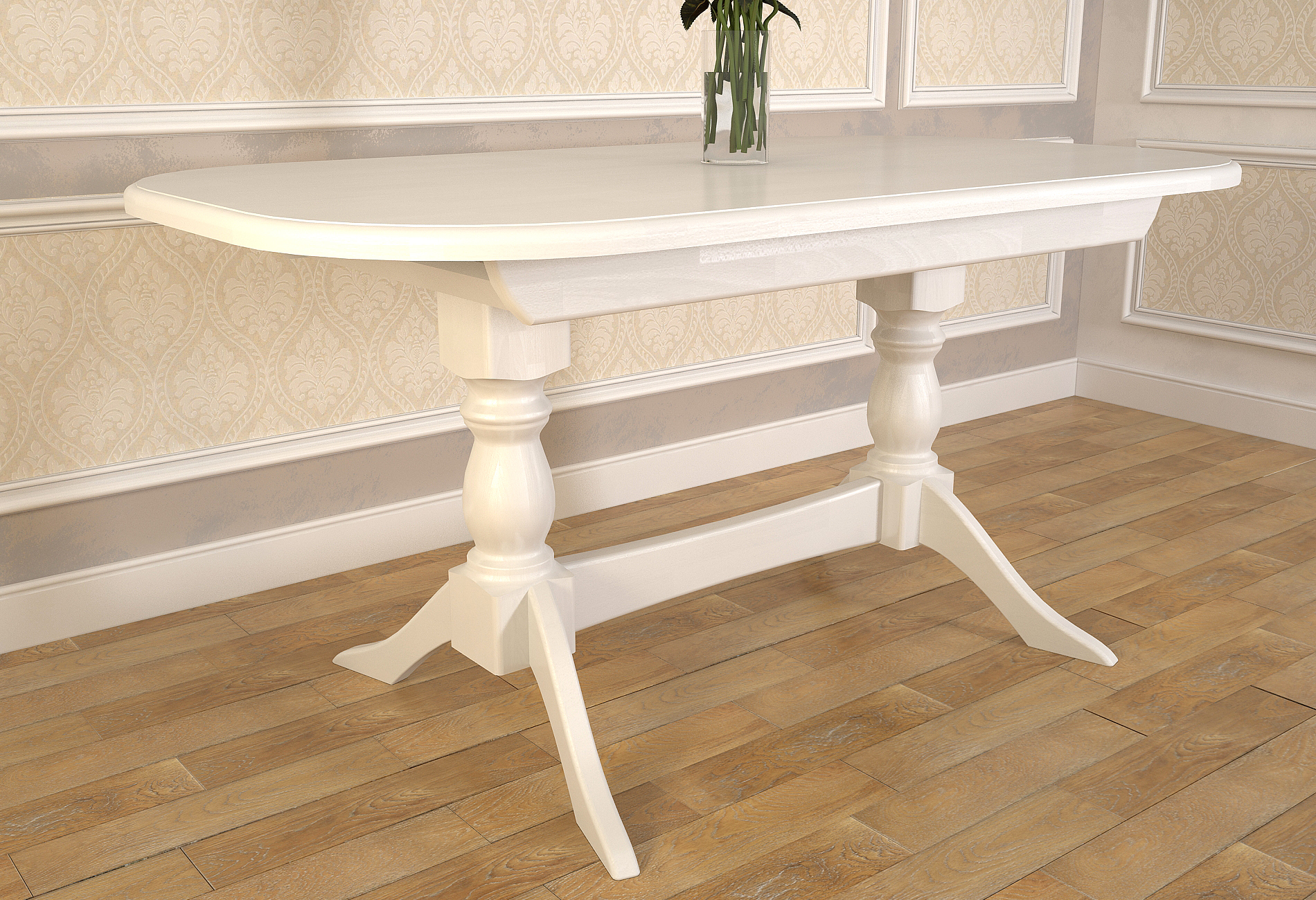 

Раскладной стол Arbordrev Престиж (2 вставки) Белый