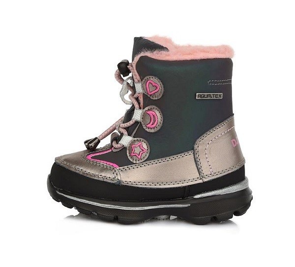 

Водонепроницаемые зимние ботинки DDStep F651-178CL 35 Серебристые