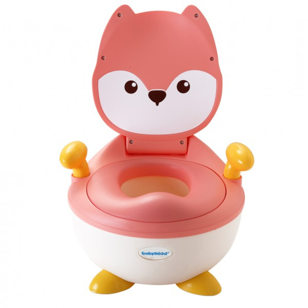 

Горшок Babyhood Лиса BH-113FP Розовый пластиковый с ручками и полиуретановым кольцом