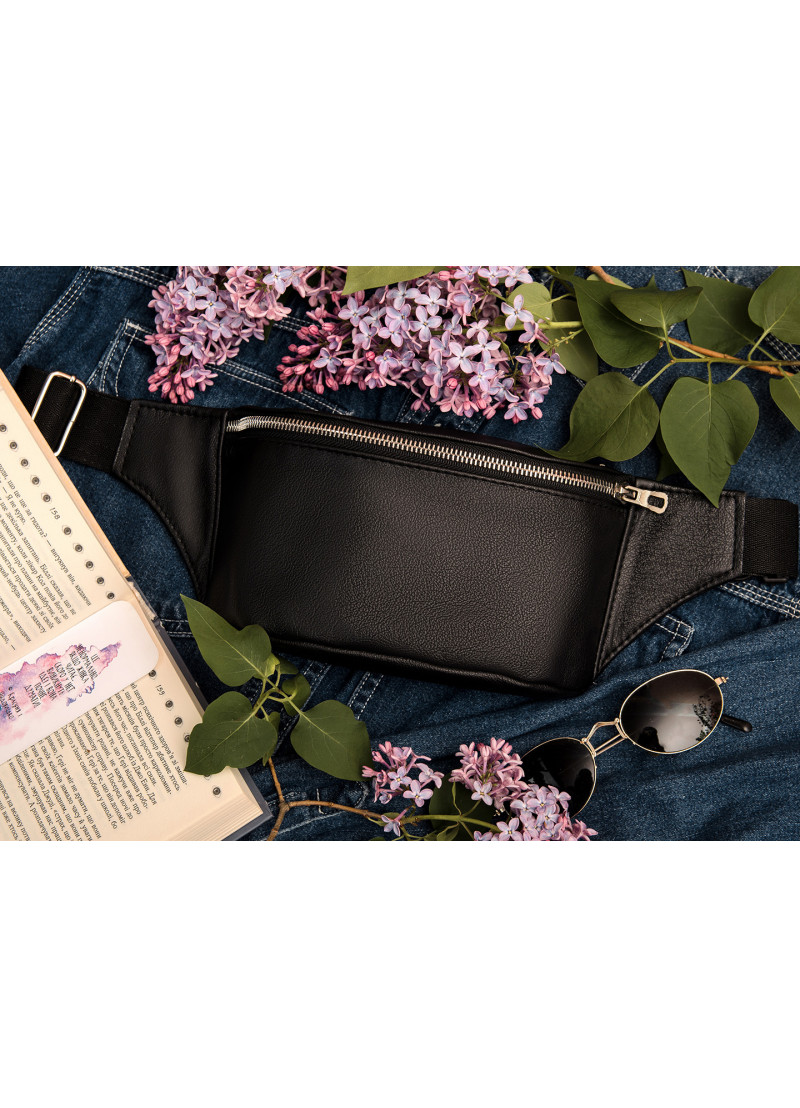 

Поясная сумка бананка кожаная Sambag Tirso PSS черный 81113001