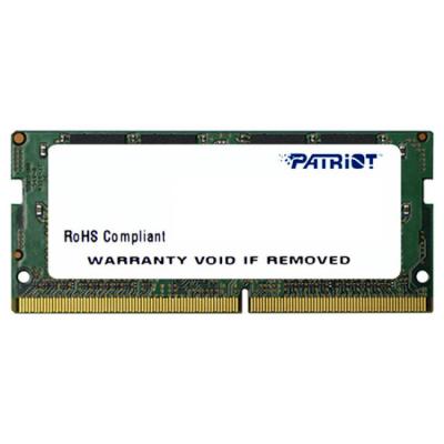 

Модуль памяти для ноутбука SoDIMM DDR4 8GB 2666 MHz Patriot (PSD48G266682S)
