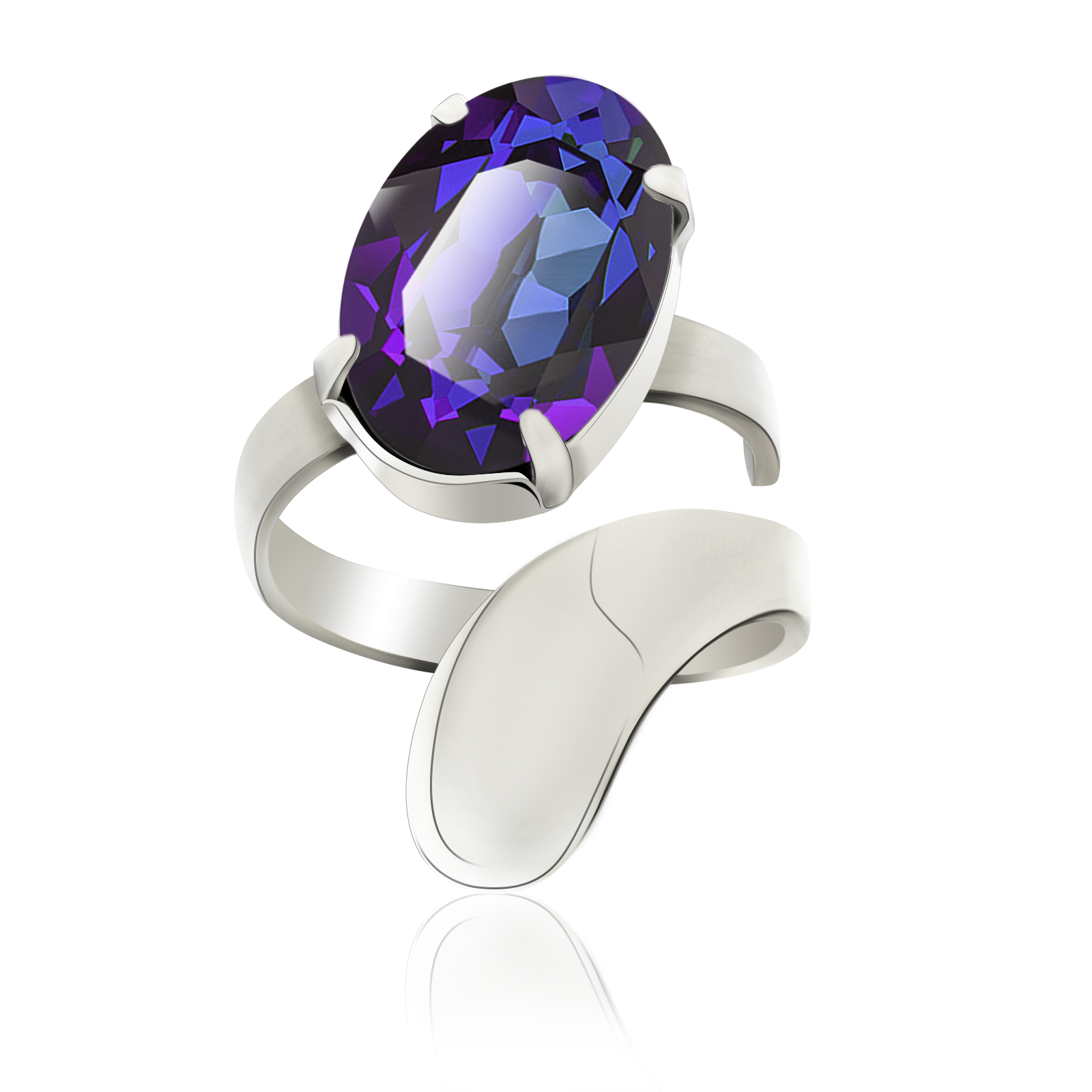 

Кольцо KOBI MIRA со Swarovski модели 7770-1027-316