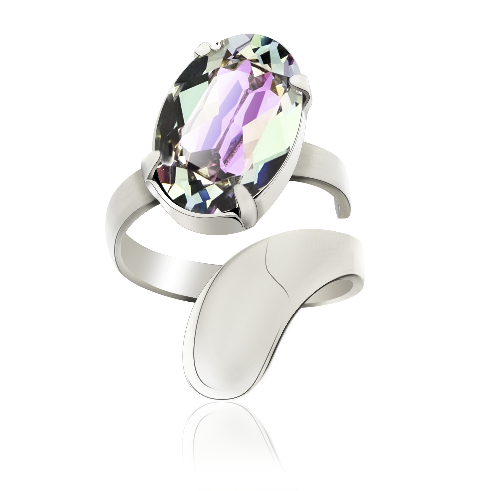 

Кольцо KOBI MIRA со Swarovski модели 7770-1027-265