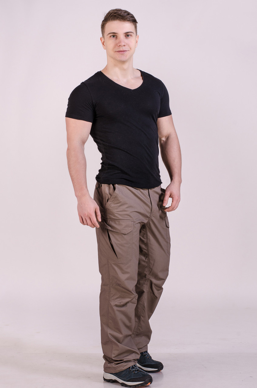 

Брюки спортивные без подкладки Avecs Coffe AV-70027  кофейные, Брюки спортивные без подкладки Avecs Coffe AV-70027 M кофейные