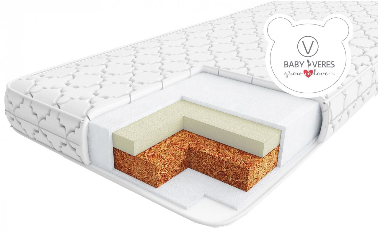 

Матрас для новорожденных Baby Veres Memory Bi+ 120х60х10 см