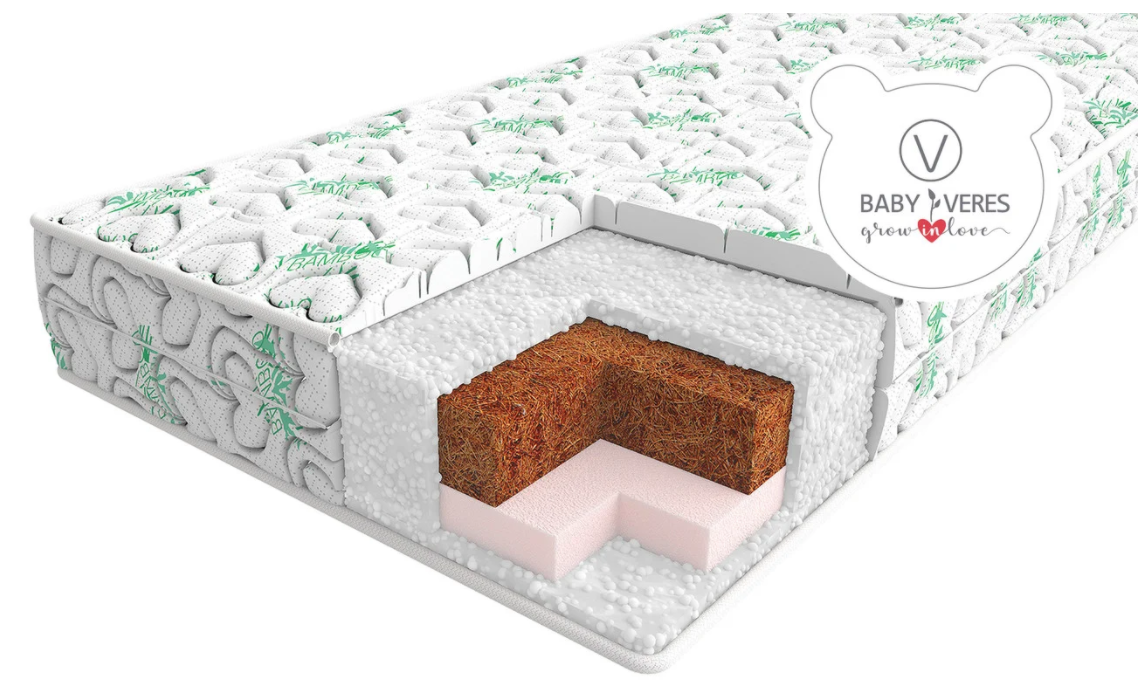 

Матрас для новорожденных Baby Veres Bamboo Comfort 120х60х10 см