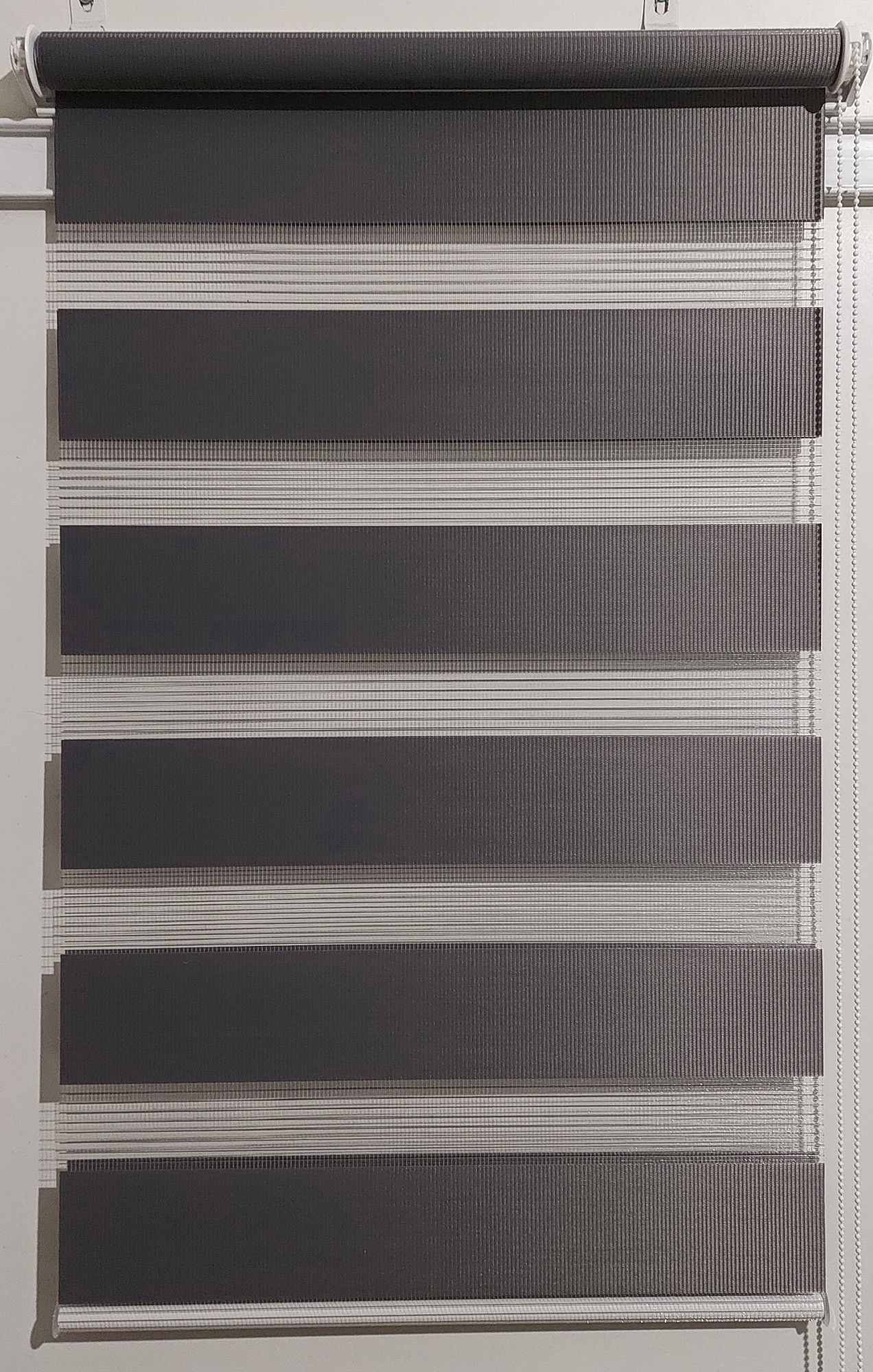 

Рулонная штора Miranda День-ночь ВН DN-210 105*160 см Тёмно-серый