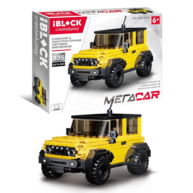 

Конструктор IBLOCK PL-921-305 335 деталей (2000904590513)