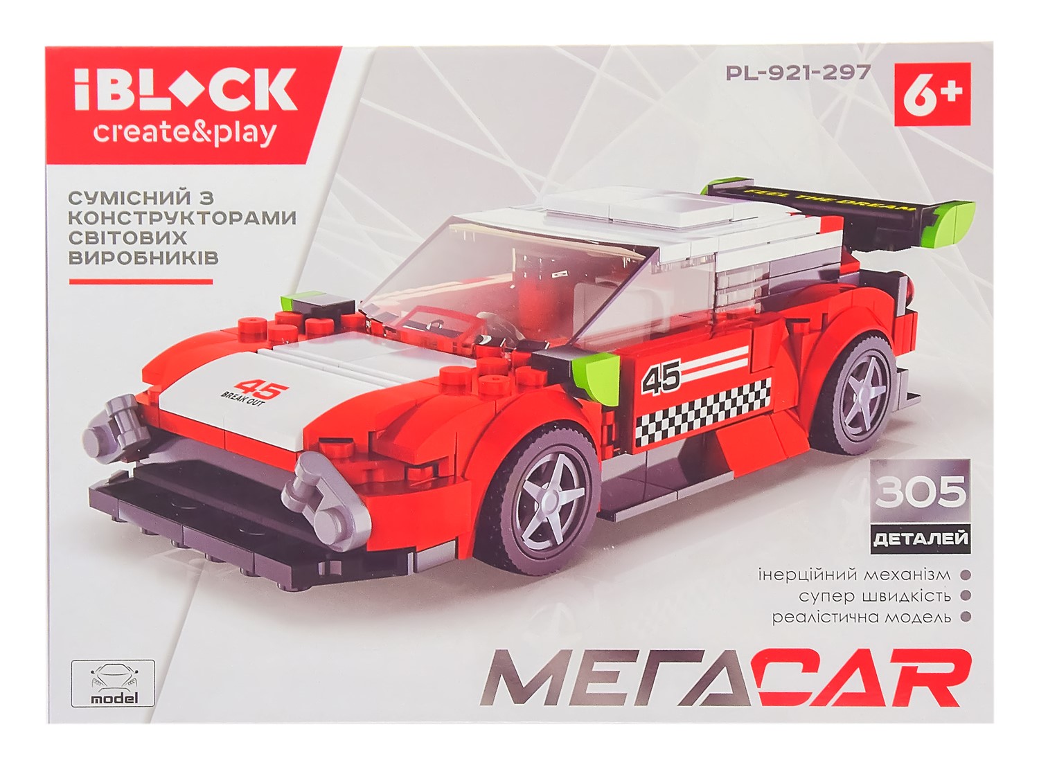 

Конструктор IBLOCK PL-921-297 305 деталей (2000904590490)
