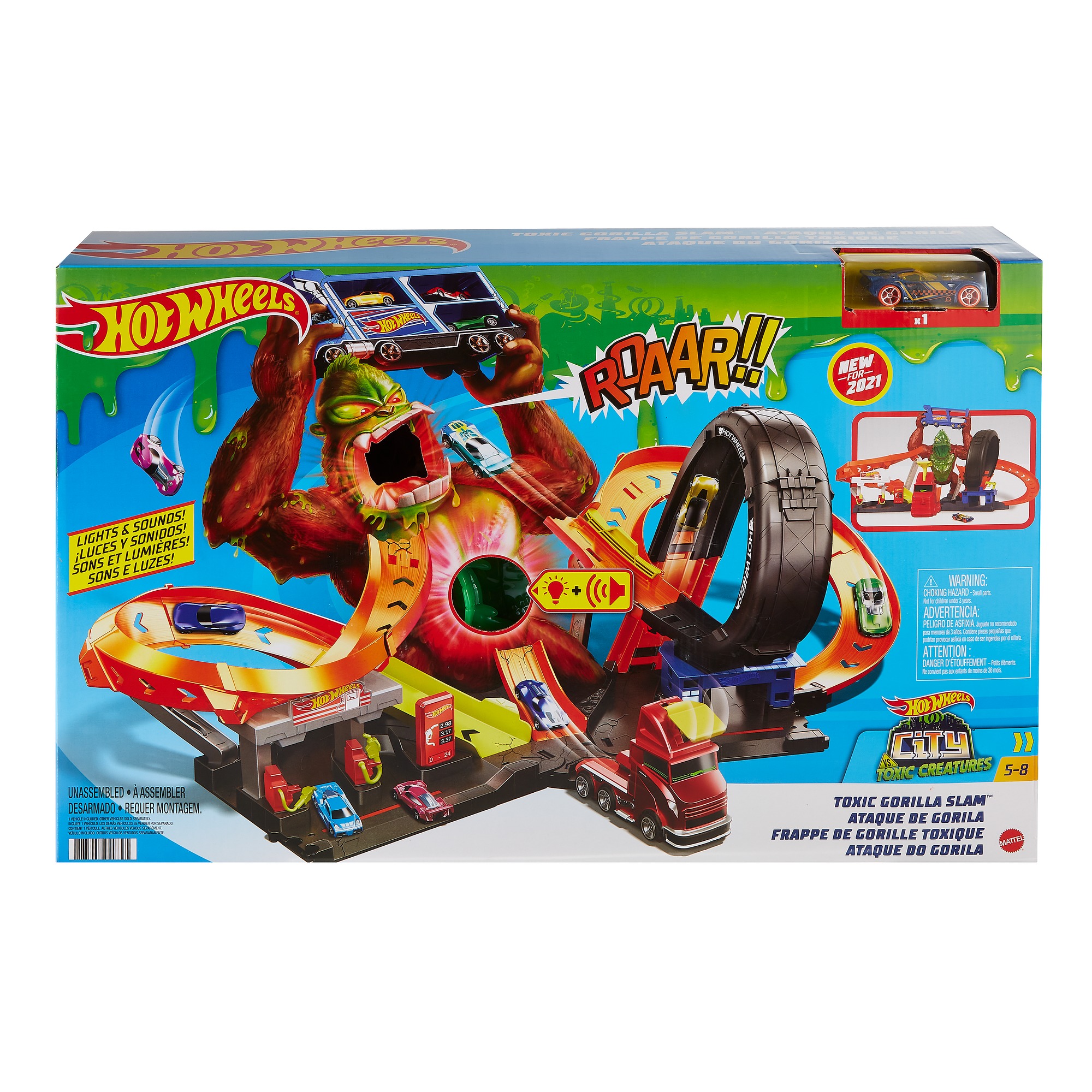 

Ігровий набір Hot Wheels Напад токсичною Горілий (GTT94) (887961920895)