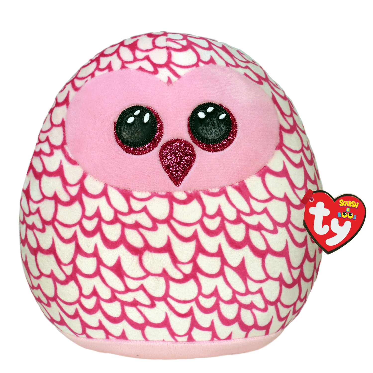 

М'яка іграшка TY SQUISH-A-BOOS 39300 Рожева сова "PINKY" 20 см (008421393008)