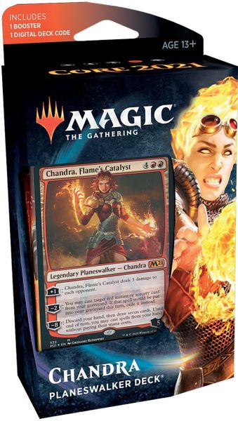 

Настольная игра Wizards of the Coast Колода Planeswalker Chandra Core Set 2021 АНГЛ Magic The Gathering