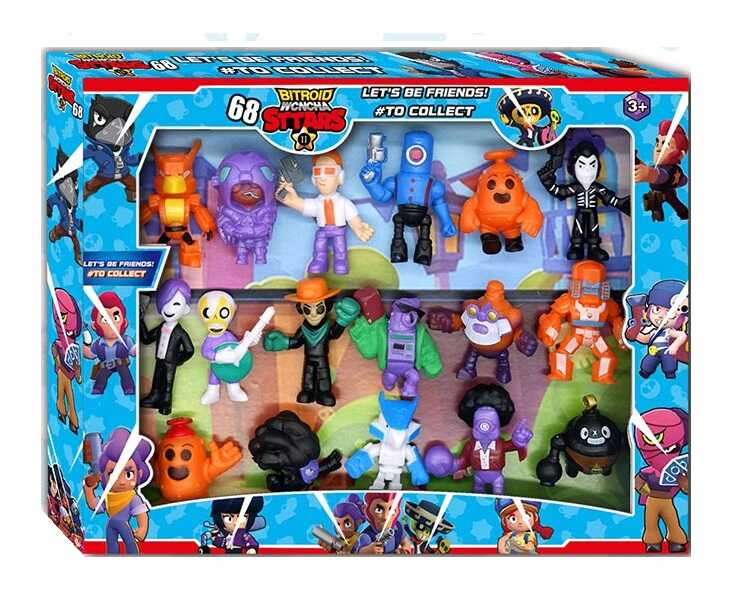 

Герои H 73 BRAWL STARS, 17 героев, в коробке (6971597667881)
