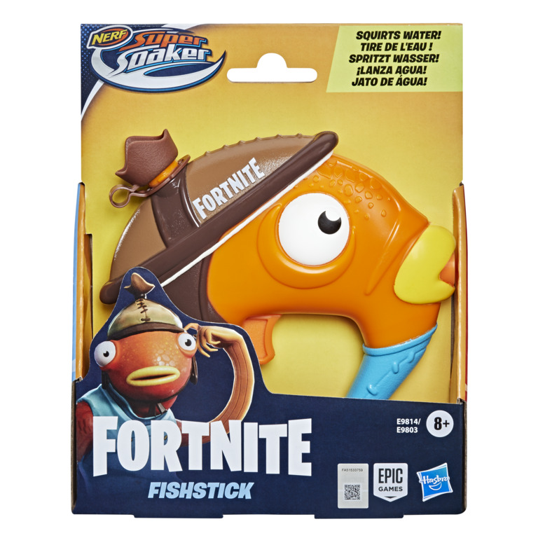 

Бластер іграшковий водний,"Нерф Супер Сокер" Fortnite Fishstick E9814 (2000904248834)