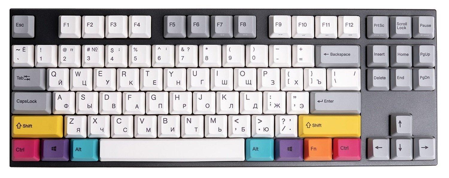 

Клавиатура Varmilo VA87M CMYK Cherry MX Red (VA87MR2W/LLK12RB)