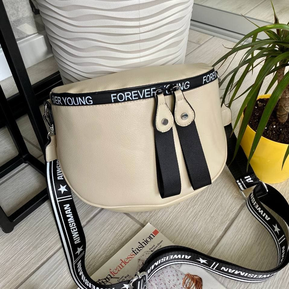 

Сумка кросс-боди Fashion Forever Young бежевая КРОС2