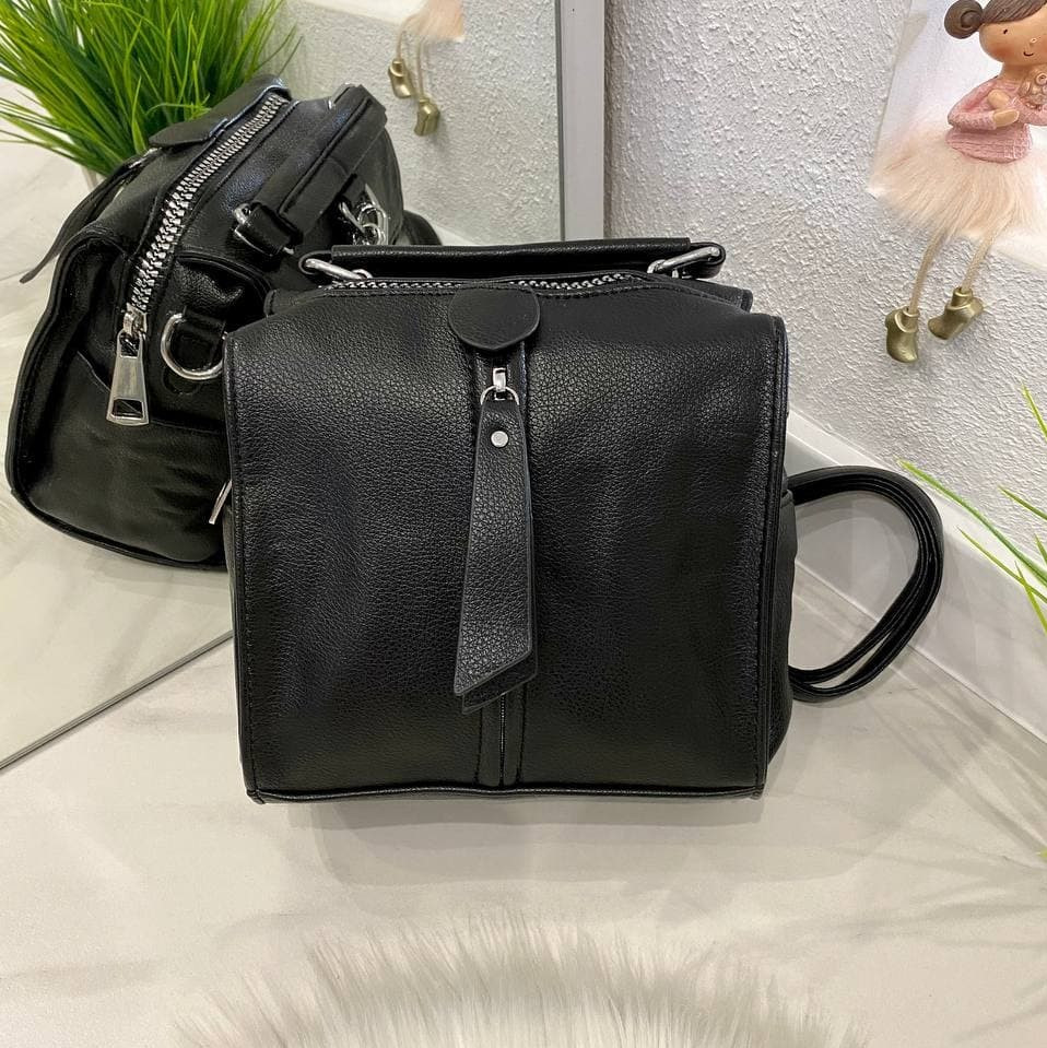 

Сумка-рюкзак Fashion Compact черный КОМ1