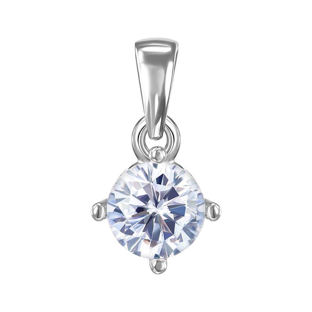 

Серебряная подвеска с фианитом 000150654
