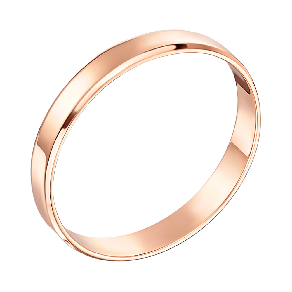 

Обручальное кольцо из красного золота 000138816 16 размера