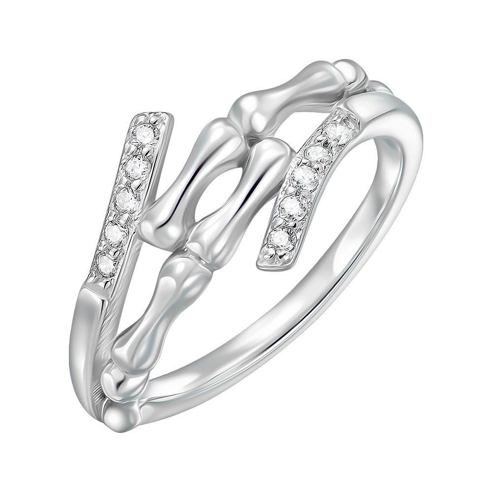 

Кольцо из серебра с фианитами 000151674 16.5 размера