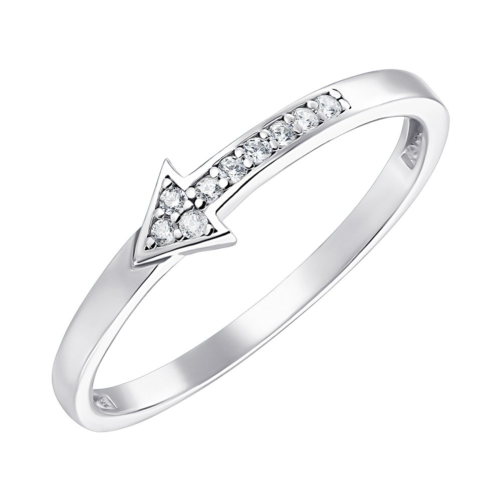 

Серебряное кольцо с фианитами 000150648 17 размера