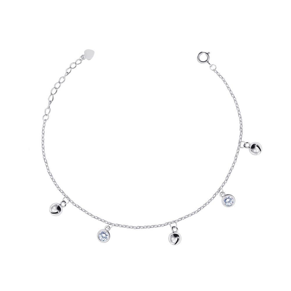 

Серебряный браслет с фианитами 000151554 16.5 размера