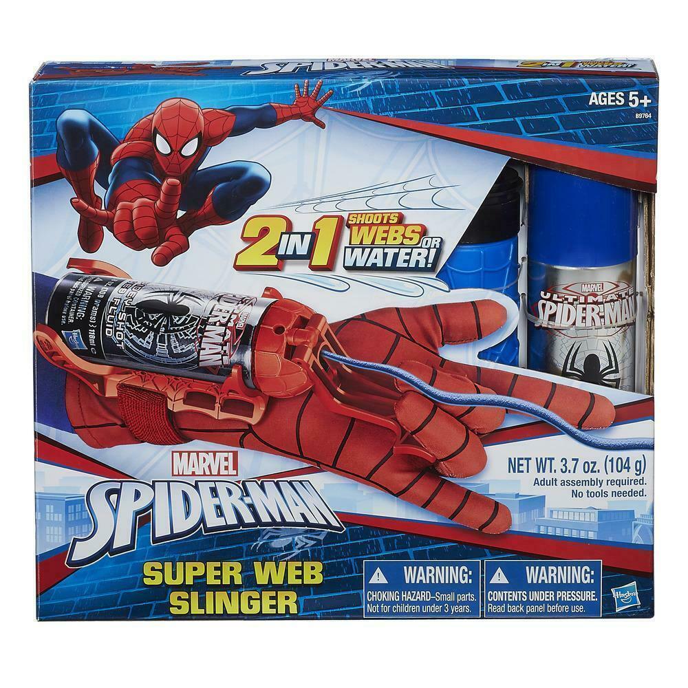 

Человек Паук SPIDERMAN MEGA BLAST веб шутер с перчаткой стреляет тканей + водой