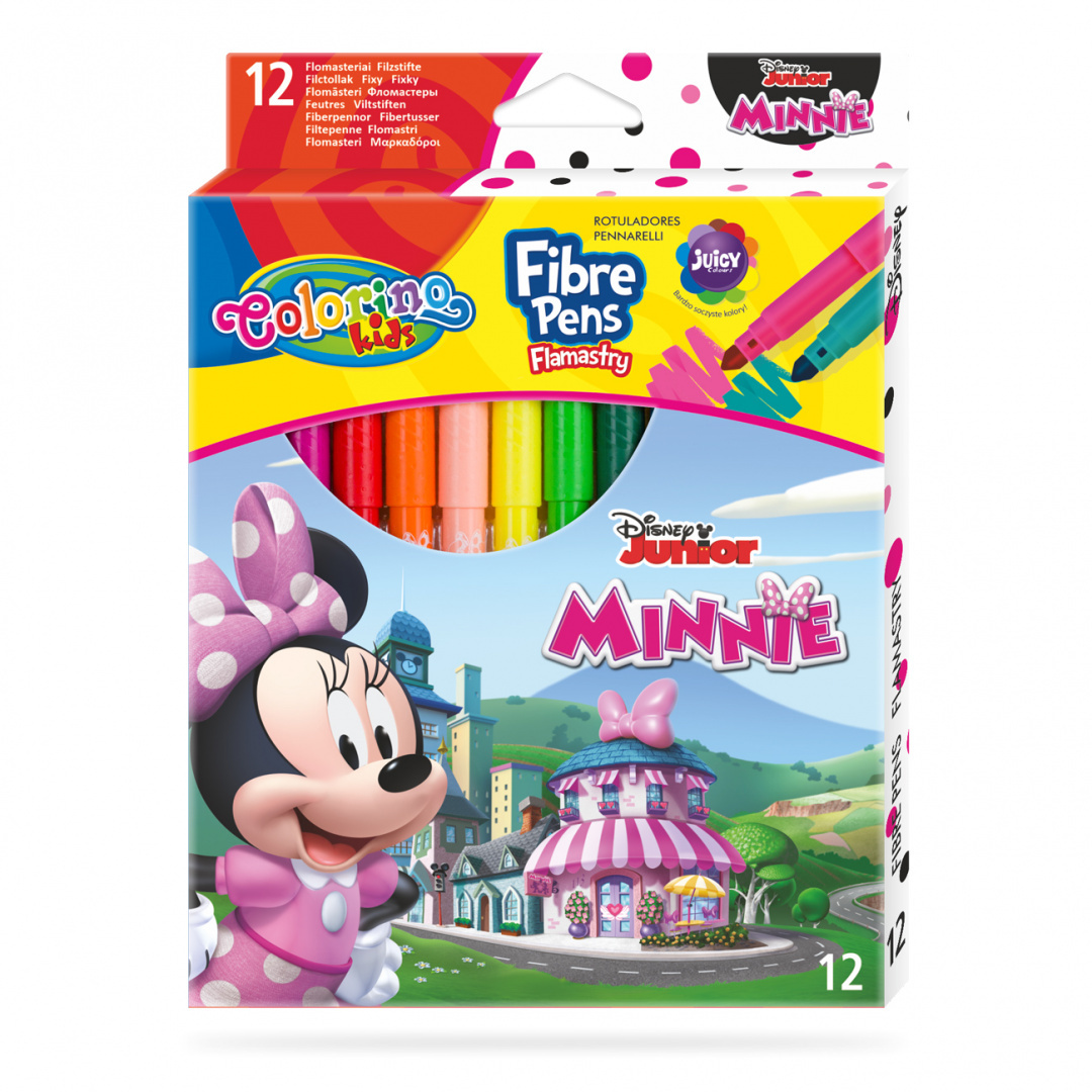 

Фломастеры 12 кол. COLORINO/ MINNIE 90706PTR