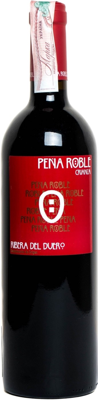 Акція на Вино Pena Roble Crianza красное сухое 0.75 л 14.5% (8436029200701_8436029200718) від Rozetka UA