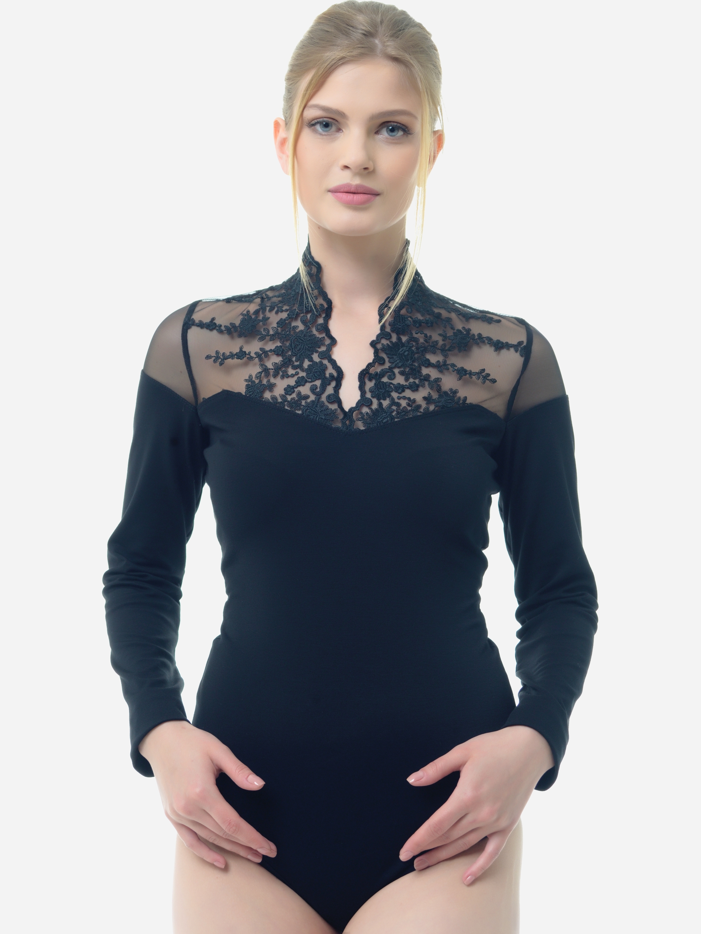 

Боди-блузка AREFEVA L5214  (44) Black, Боди-блузка AREFEVA L5214 S (44) Black