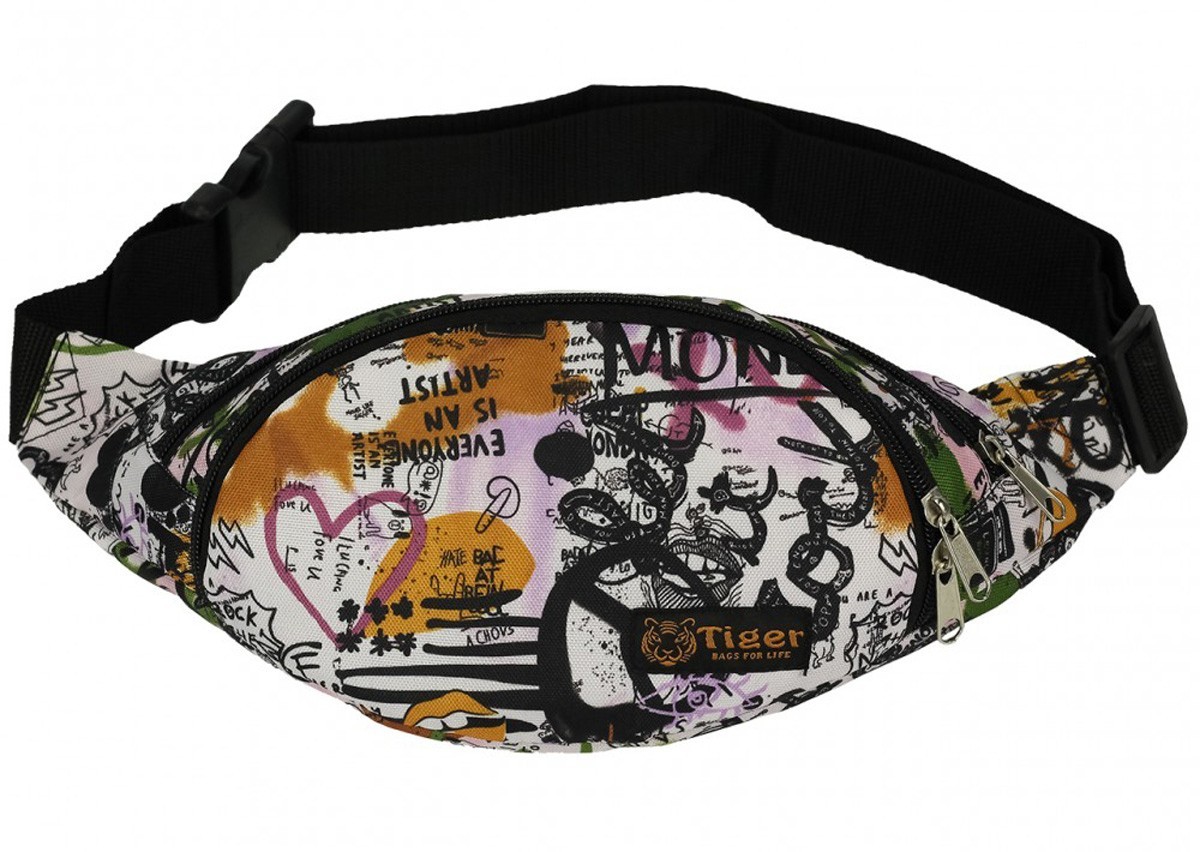 

Сумка-бананка Tiger Moon Print Money зеленый S172380