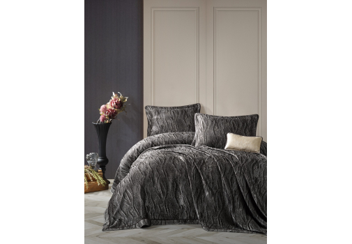 

Покрывало Cotton Box Smart Carita Antrazit 260x250
