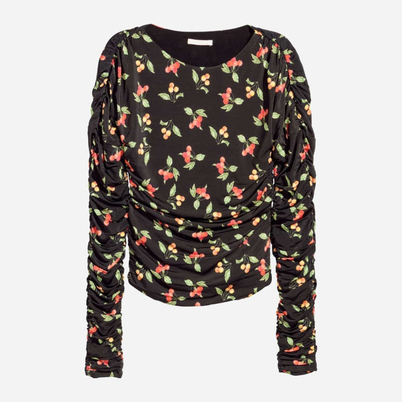 

Блузка H&M 1212-5831476  Черная, Блузка H&M 1212-5831476 34 Черная