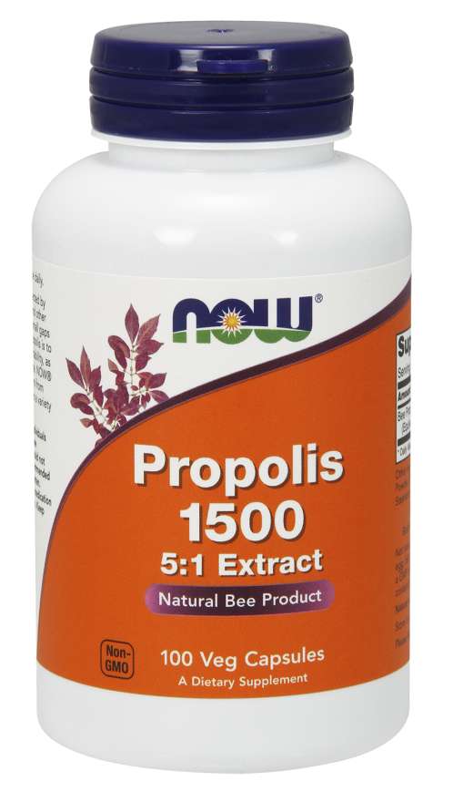 

Специальный продукт NOW Propolis 1500 mg Veg Capsules 100 капсул (4384302583)