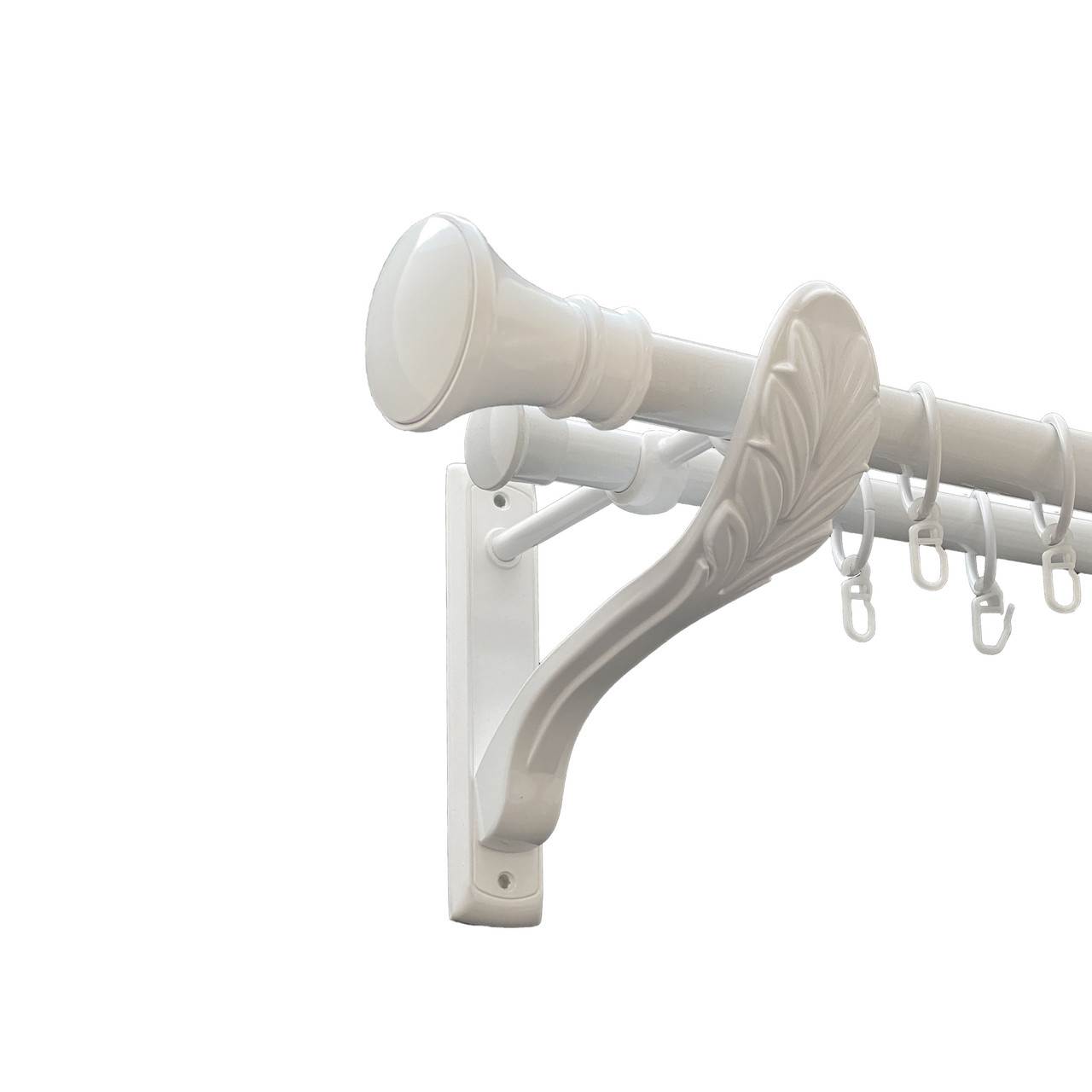 

Карниз Orvit Люксор металевий дворядний ретро Арктіс 25\19 мм 300 см (00-00010473)