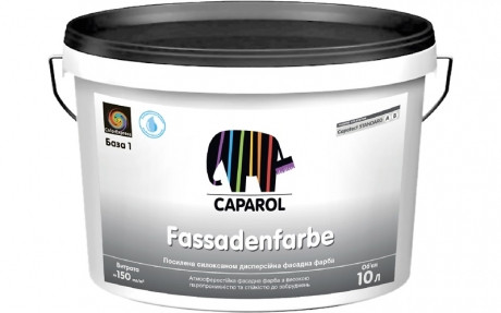 

Фасадная краска Caparol Standard Fassadenfarbe прозрачная 2,35 л арт - 976139