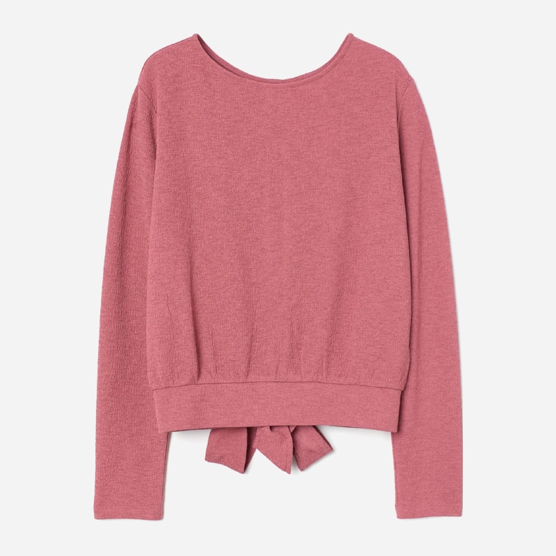 

Блузка H&M 1802-9322432 S Темно-розовая