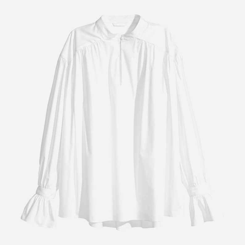 

Блузка H&M 0618778-7  Белая (СА2000001869987, Блузка H&M 0618778-7 38 Белая (СА2000001869987)