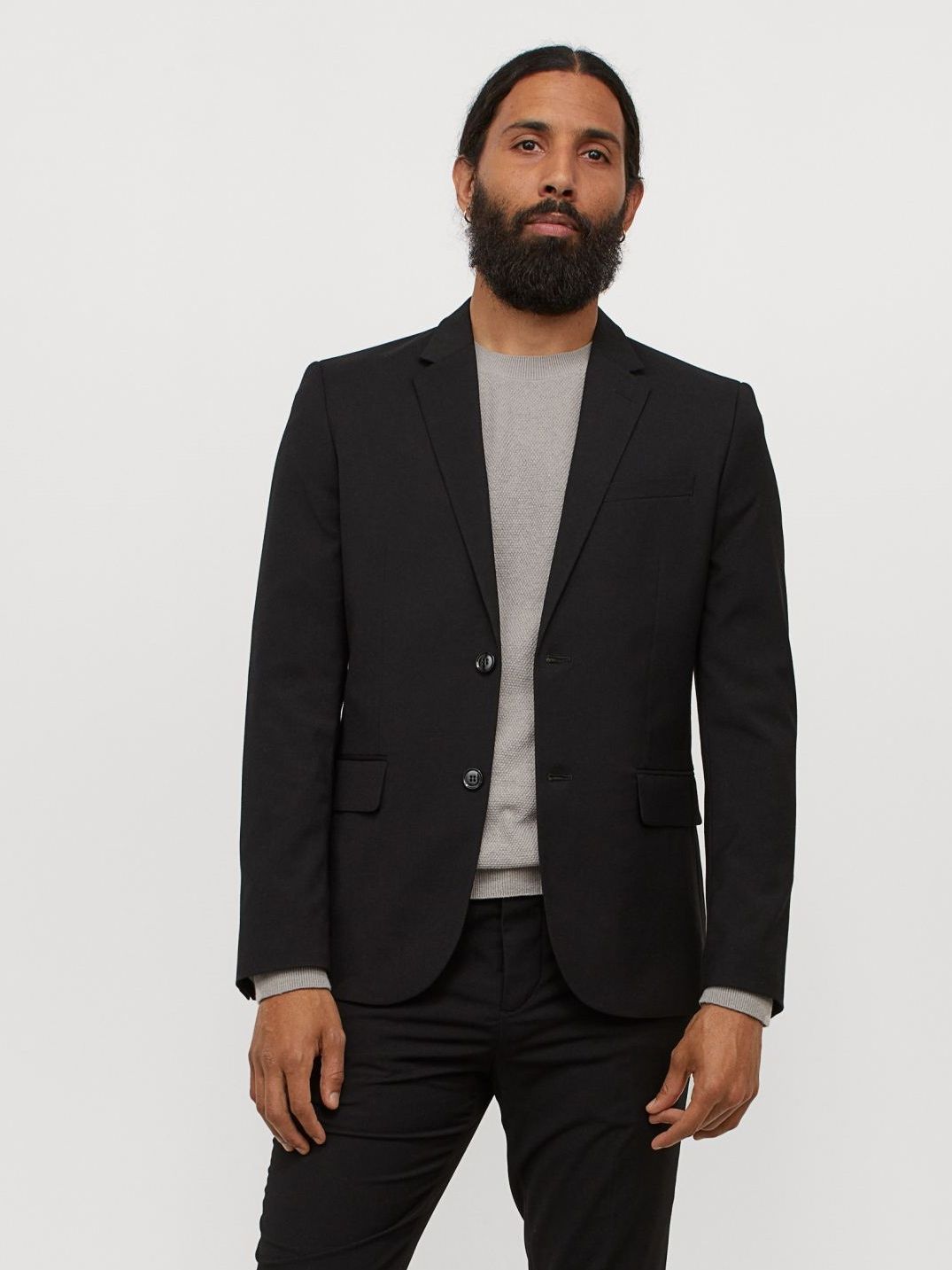 

Пиджак H&M 2405-7139950 48 Черный