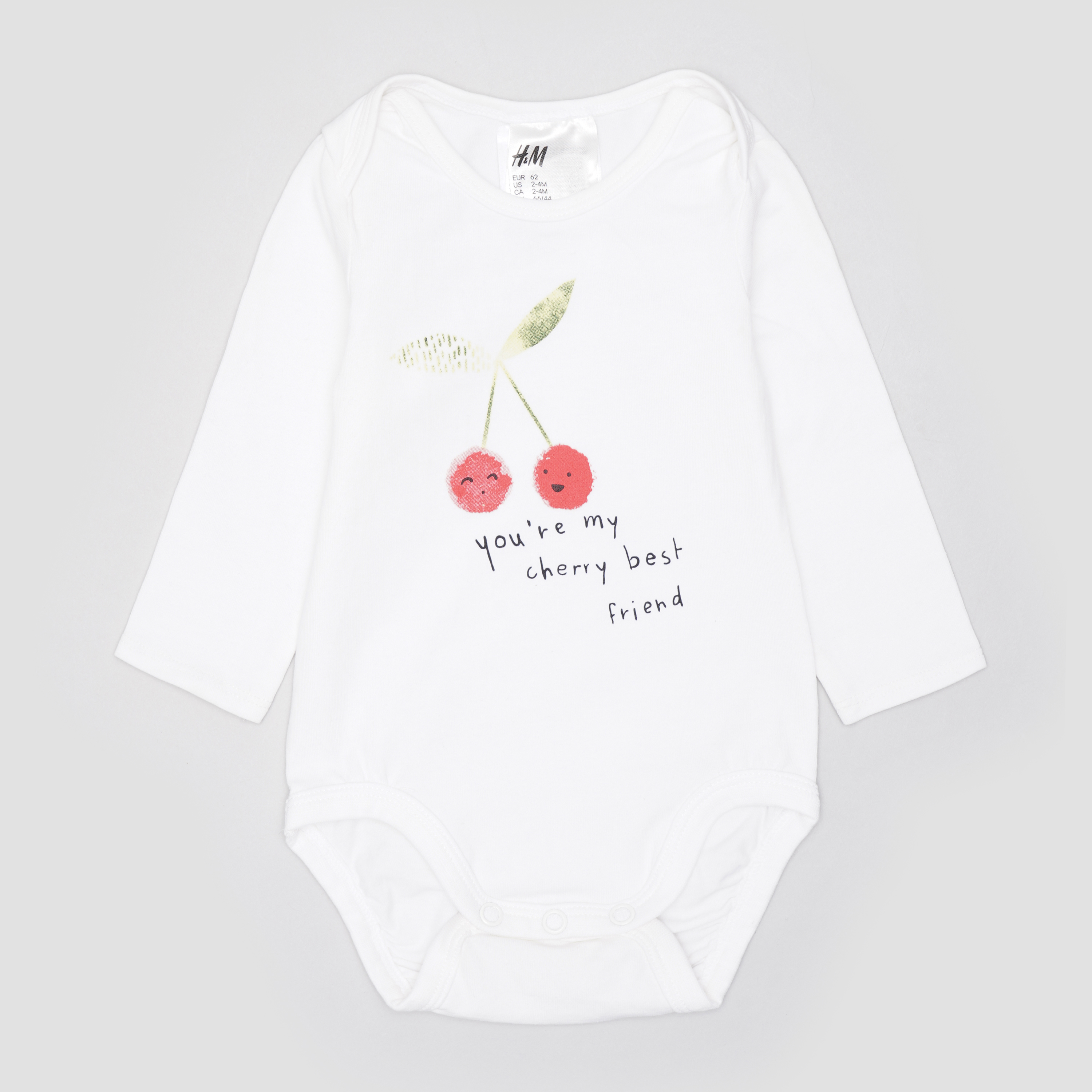 

Боди H&M 4781215 62 см Белое
