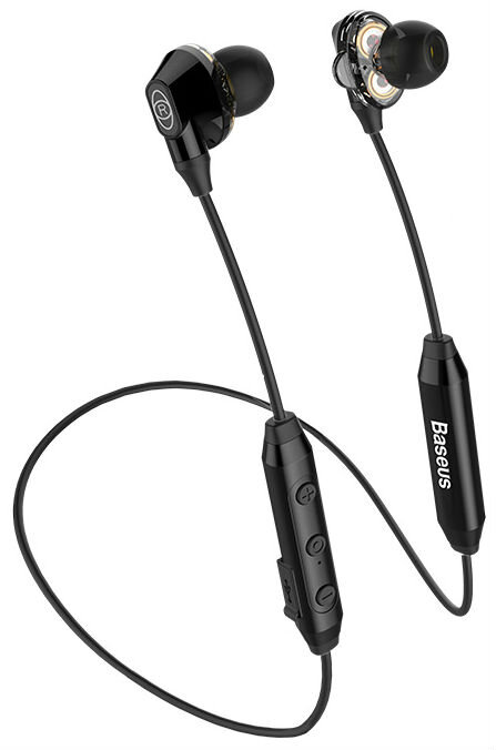 

Наушники Baseus Encok S10 Dual Moving-coil Wireless Headset Black