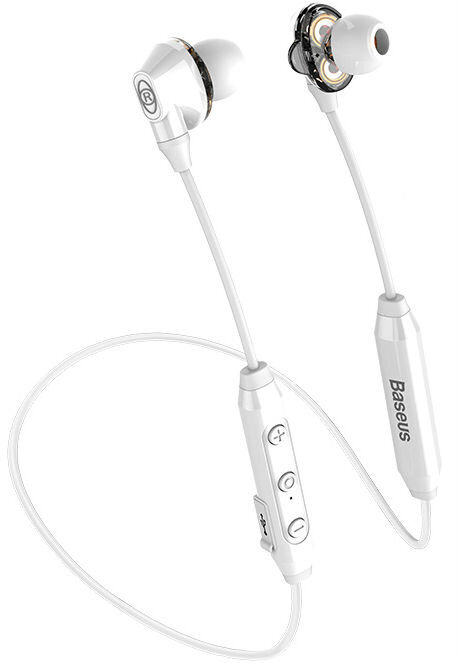 

Наушники Baseus Encok S10 Dual Moving-coil Wireless Headset White