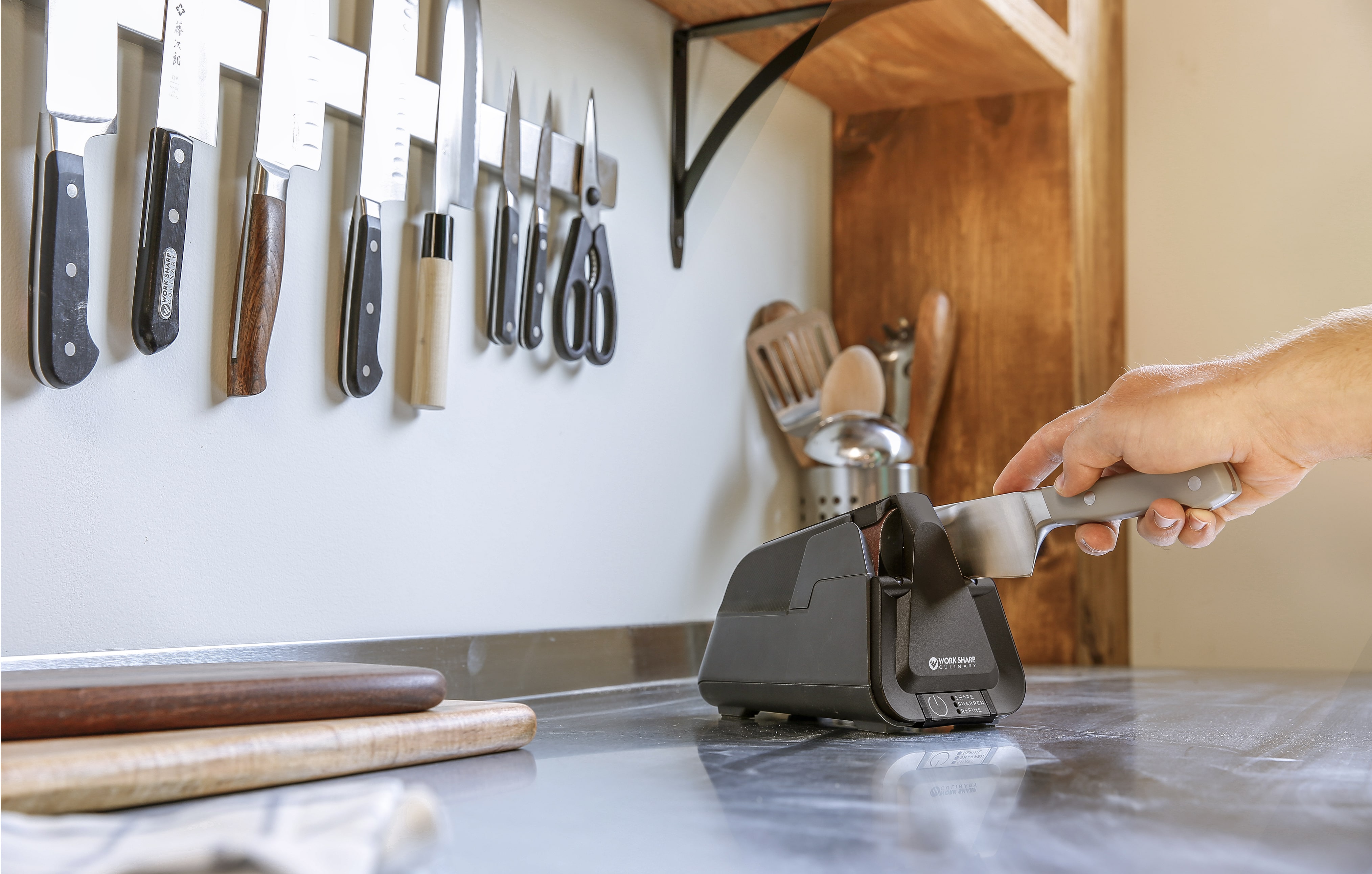

Work Sharp Професiйна кухонна точилка электрична E4. 49531
